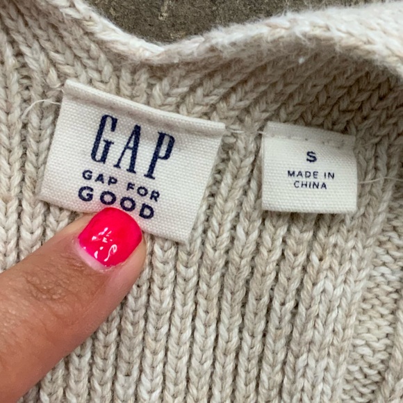 Gap For Good Cocoon Sleeve Slouchy Relaxed Fit Open Ribbed Cardigan Sweater. XS. - Picture 8 of 11